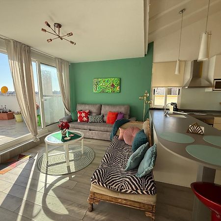 Petite Penthouse With The Sunniest Terrace In Valencia Apartment Bagian luar foto
