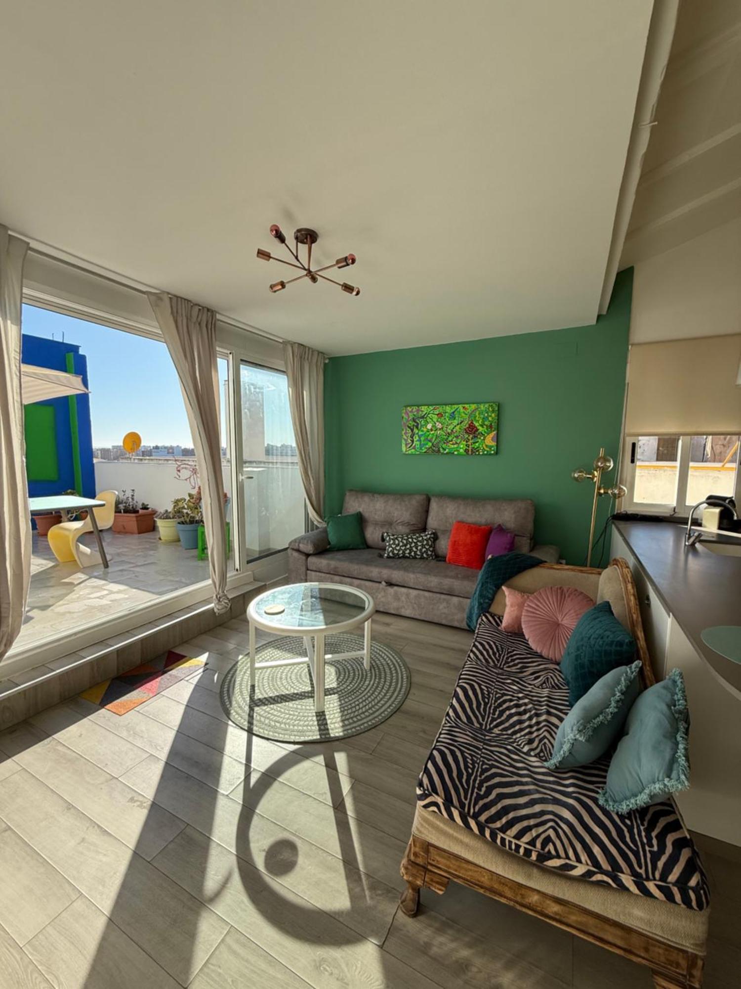 Petite Penthouse With The Sunniest Terrace In Valencia Apartment Bagian luar foto